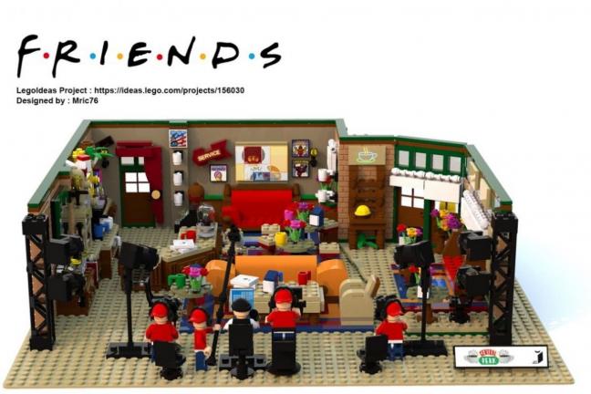 Cafe from the series Friends from Lego