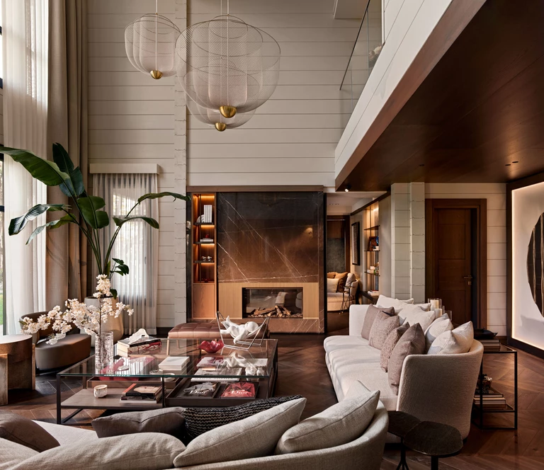 Zaglądamy do nowoczesnego domu z bali w Stambule