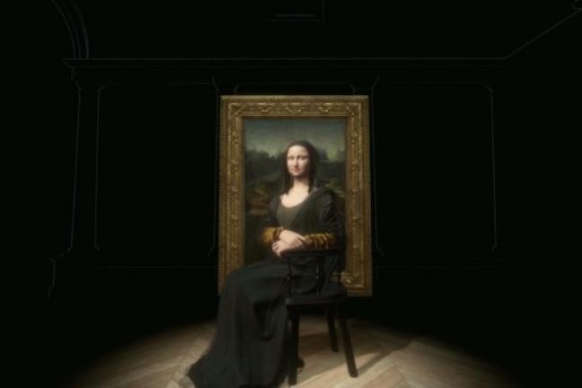 Mona Lisa w 3D