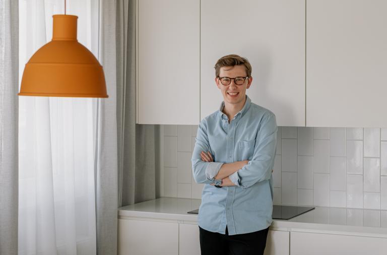 W mieszkaniu architekta i projektantki
